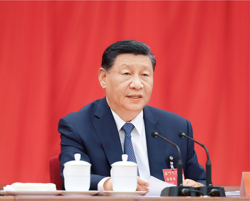 　　中國共產(chǎn)黨第二十屆中央委員會第三次全體會議，于2024年7月15日至18日在北京舉行。中央委員會總書記習(xí)近平作重要講話。 新華社記者 鞠鵬/攝